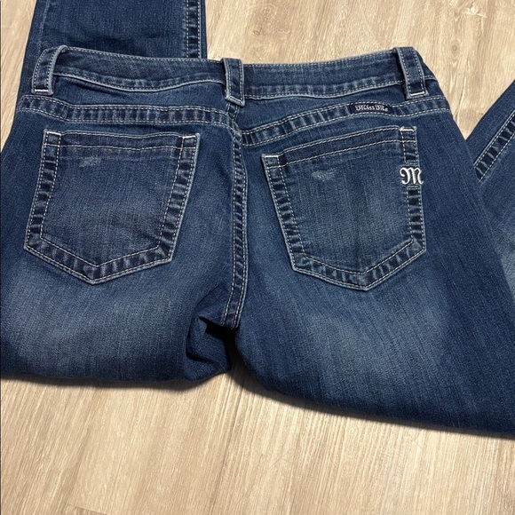 Miss Me Patch Mid-Rise Ankle Skinny Jeans - Picture 2 of 7
